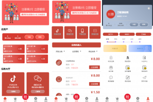 抖音在线点赞任务发布接单运营平台PHP网站源码 多个支付通道+分级会员制度